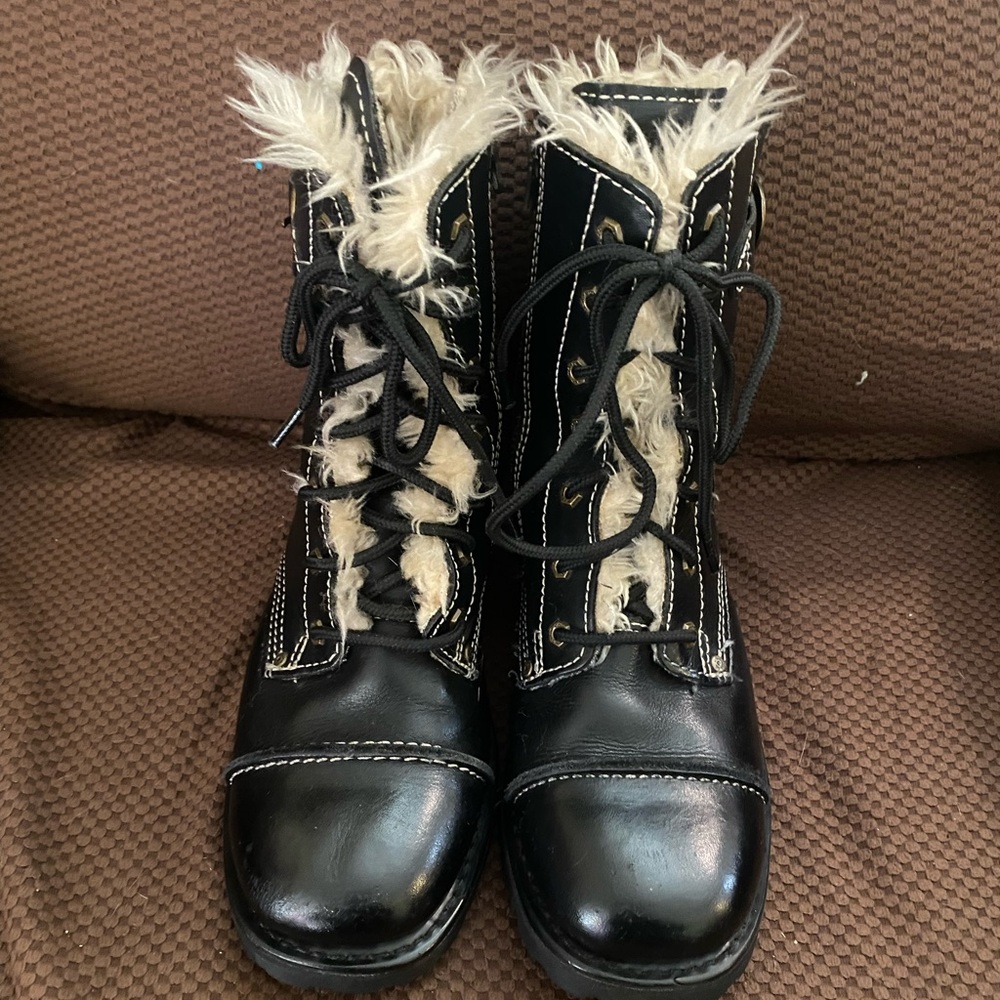 Women’s Harley Davidson- Fur Lined Riding Boots